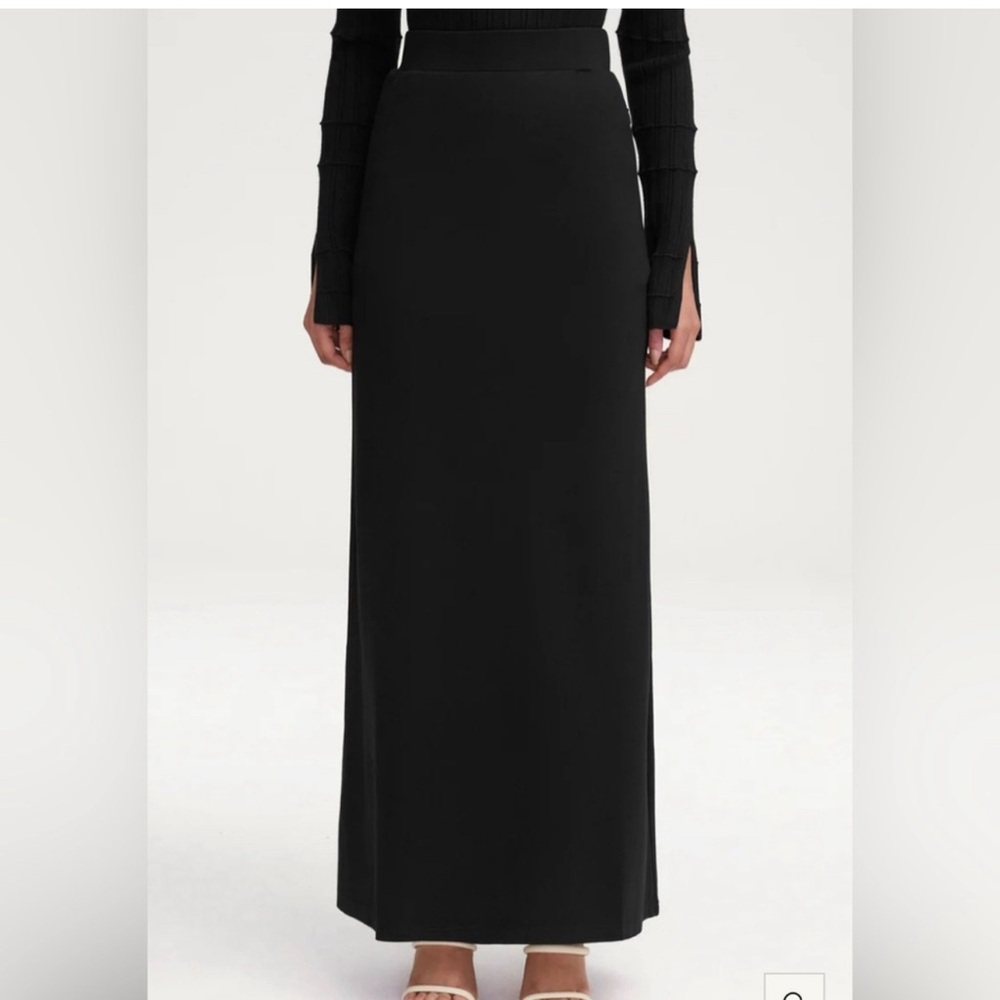 Veiled Collection Long Maxi Black skirt with Pockets